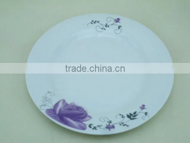 cheap ceramic plate 10.5inch dinner plate tableware in stock