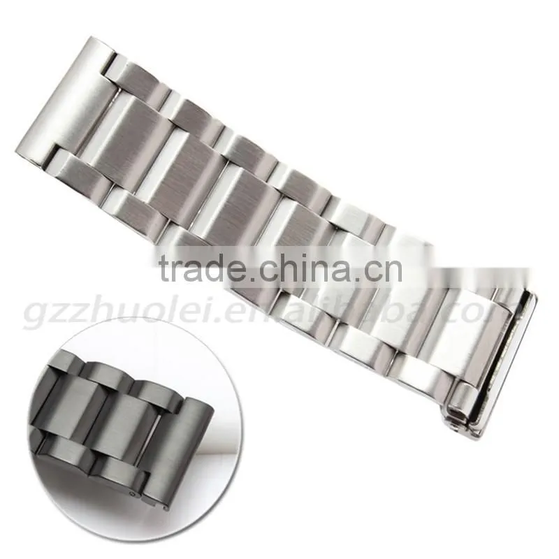22|23mm high quality imported stainless steel watch bracelet for men's and women's Wholesale 3PCS