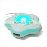 new flower shape usb hub with 7 colour LED light.new usb hub ,