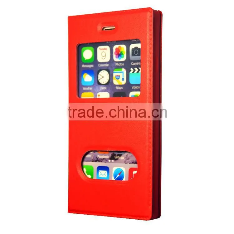 Ultra Slim MAGNETIC Flip Leather TPU Case with View Window for Sony Xperia Z4 Z3 Z1