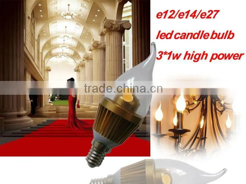 engergy saving led flame bulb 3*1w