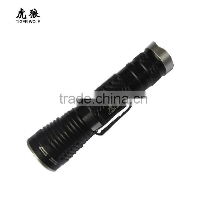 Factory Wholesale LED Mini Flashlight Aluminum torch light with clip