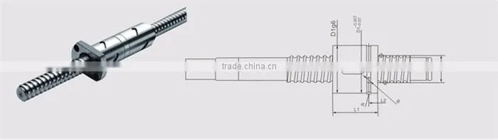 IMI Industry Parts ISO9001 14001 16949 Certificate High Precision Quality ballscrews for laser cutting machine