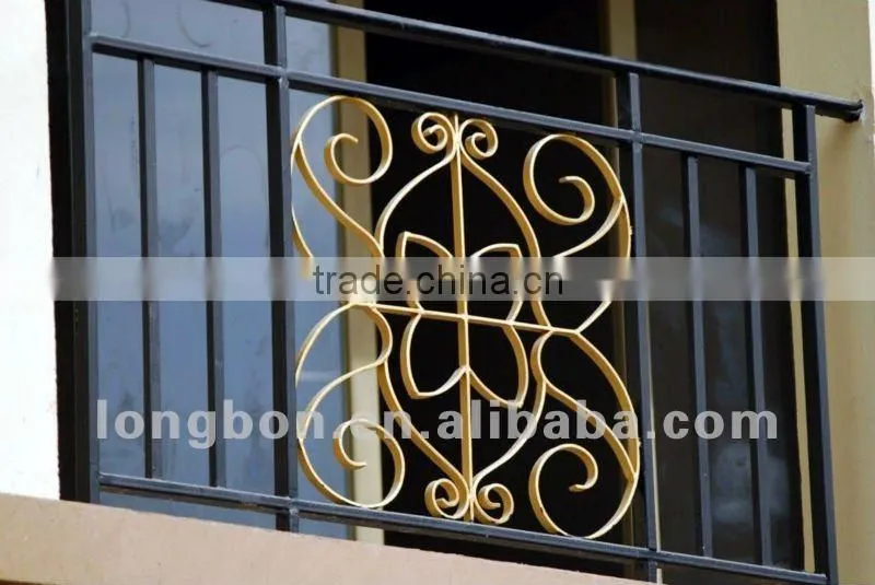 classical wrought iron grill design for balcony