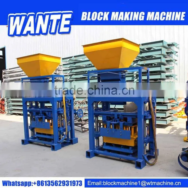 QT40-1semi automatic brick machine for myanmar