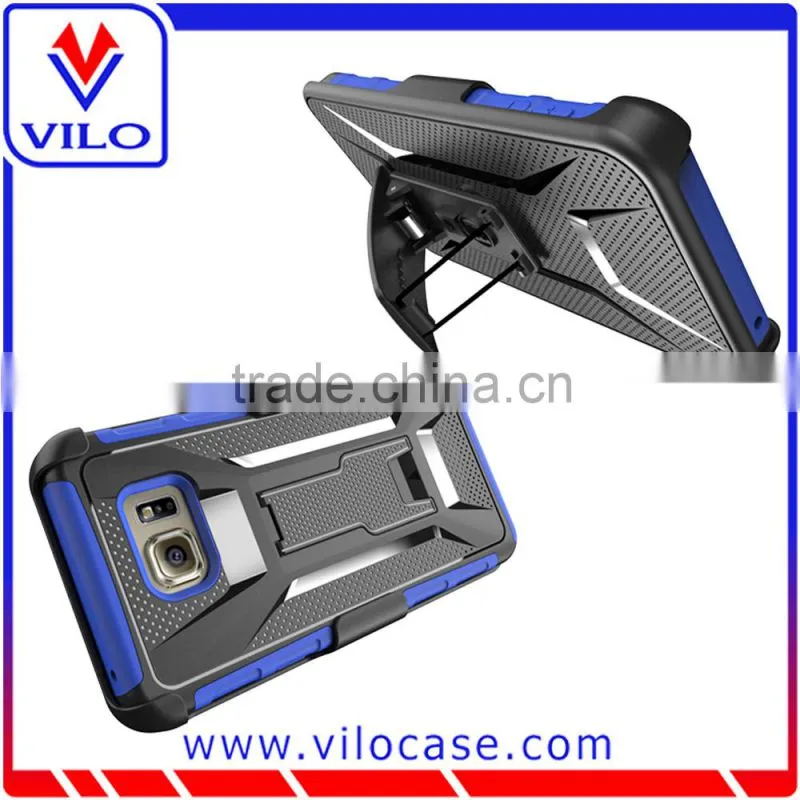 HOT holster belt clip combo case with kickstand for Samsung Galaxy S6