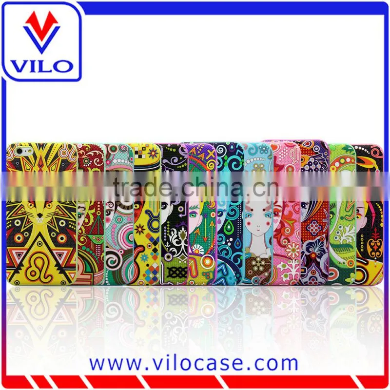Silicone case for iphone with print texture