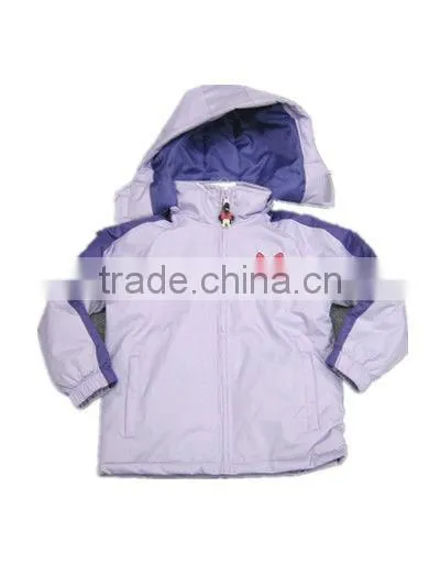 children girls hooded wind coat