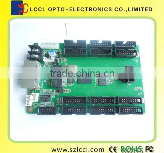 Hot sale / linsn receiving card RV908 HUB75 / Support 512 * 256 pixel / sync fullcolor rgb control system