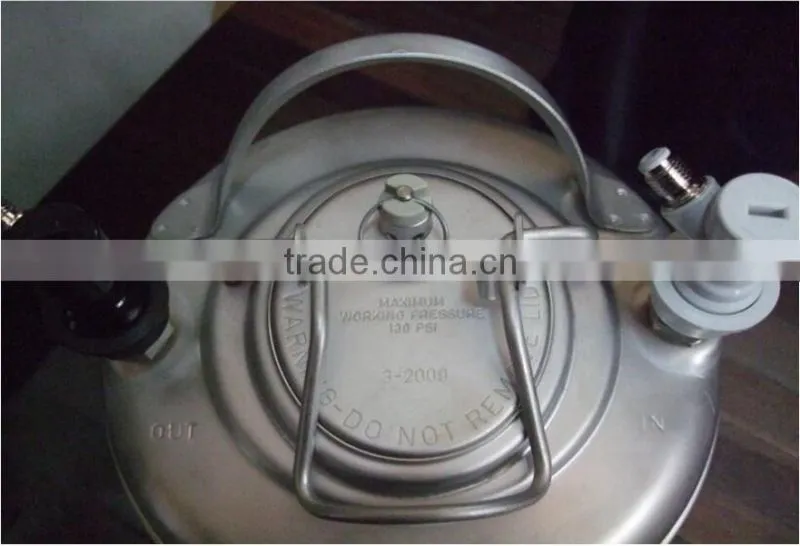 Beer keg parts and accessories pin lock gas in