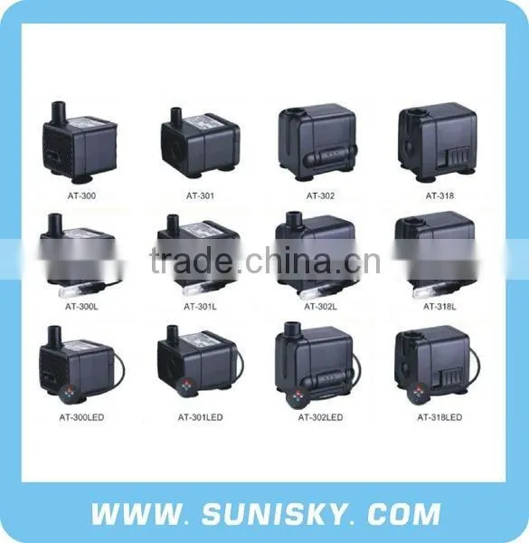 Low power Submersible pump with LED