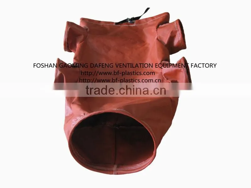 800Celsius layflat ventilation reducing heater duct in red