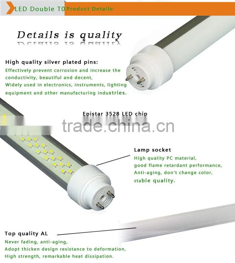 double-side Best sell Chinese China led light tube t5 for aquarium led tube t10