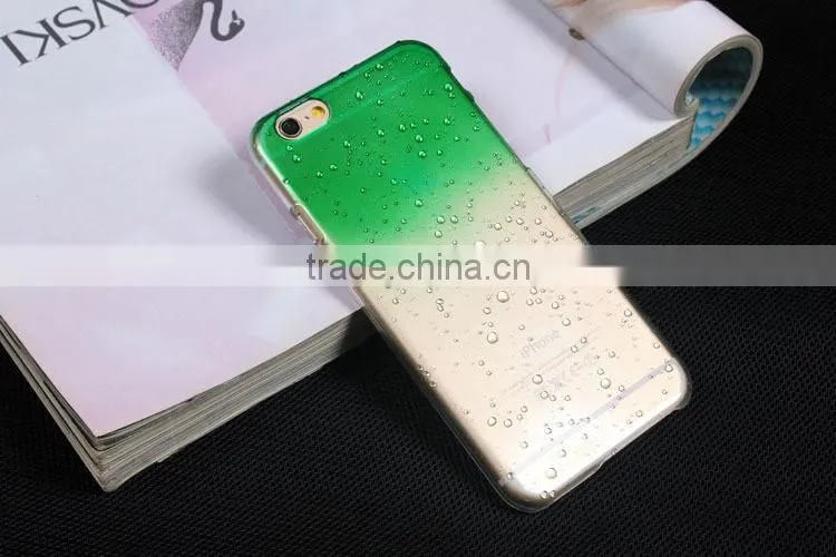4.7 inch Mobile Phone Accessory Ultra Thin Clear Crystal 3d Water Rain Drop Phone Case back Cover For iPhone 5 6 6 plus