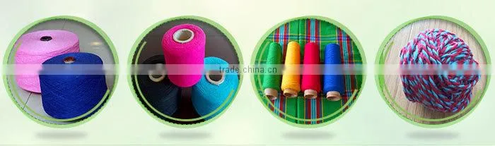 2015 Trade Assurance waxed cotton yarn for name brand hand knit socks knitting light grey color 8s to 24s