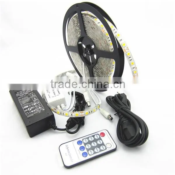 Hot CE&RoHS Dimmable LED Strip Kit, Waterproof or Non-waterproof Flexible LED Strip Lights Kit with Good Price
