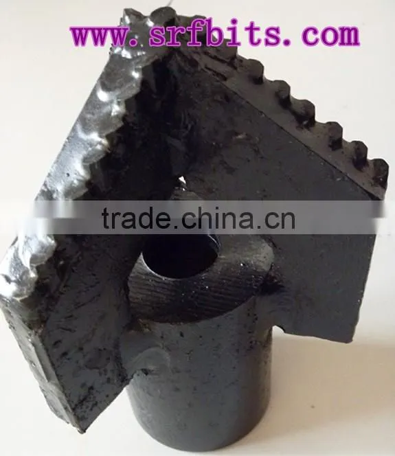 High quality 3 wing step drag bit /PDC drag bit