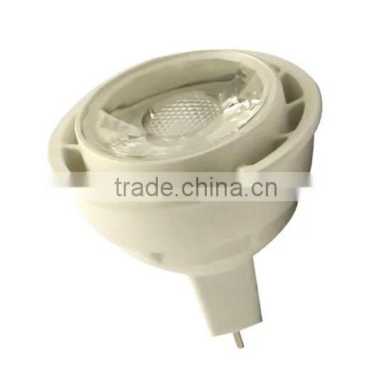 High quality gu10 bulb plastic and aluminum body 5w led spotlight gu10