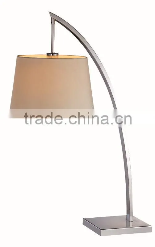 2015 new design modern fabric shadow business hotel table lamp