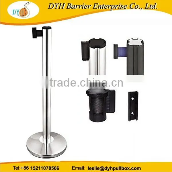 Customized belt logo stainless steel crowd control stanchions for sale