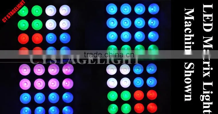 China Dj Equipment Led Blinder Light 4x4 3in1 Rgb Led Matrix Dmx Light