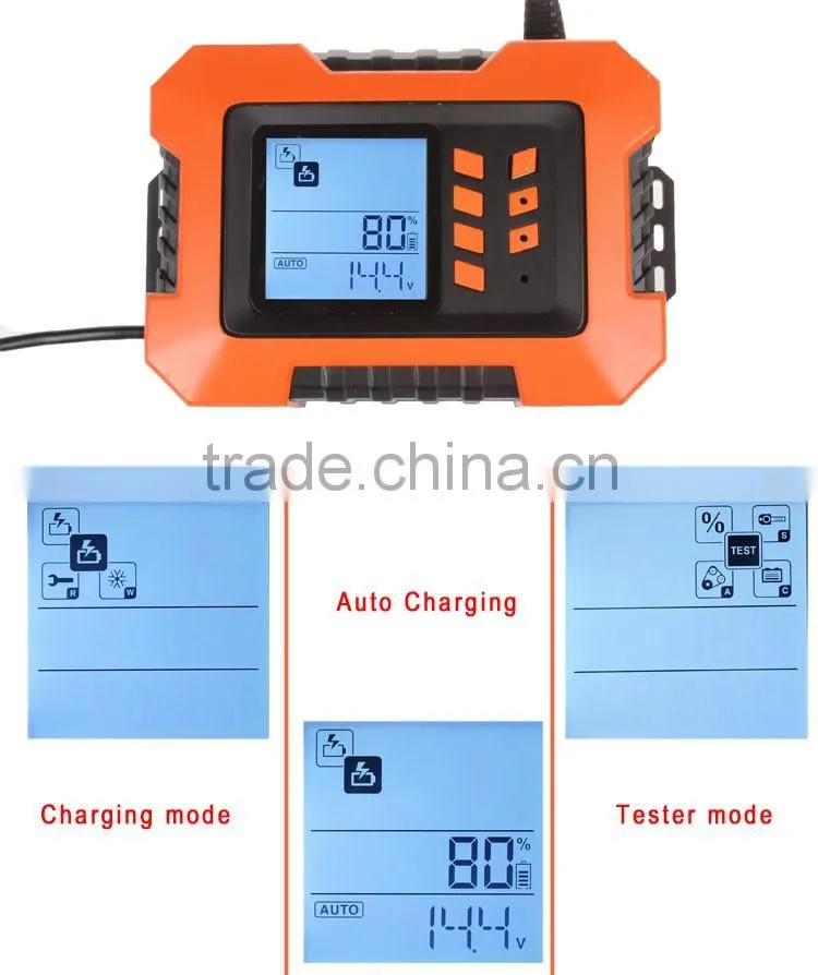12a automatic universal car battery charger