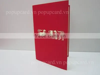 Baloon pop up card