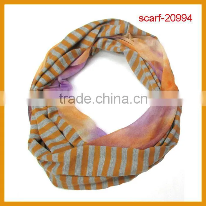 Very Beautiful European Loop Scarf, Chevron Infinity Scarf