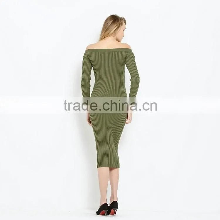 Latest designer one piece green traditional dress