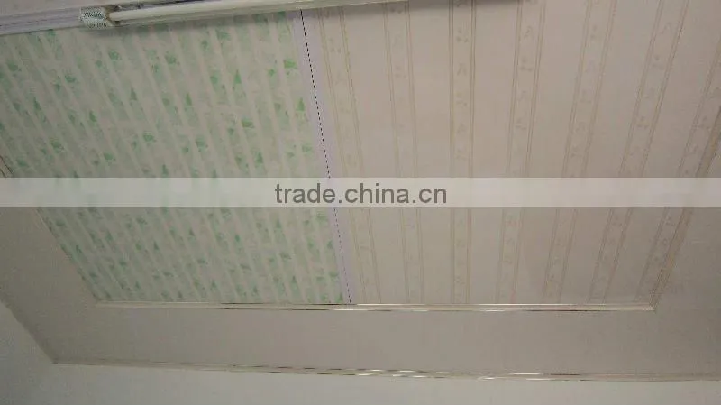 elegent flower pattern printed pvc panel, pvc ceiling