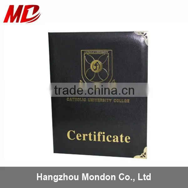 Custom PU Diploma Certificate Cover