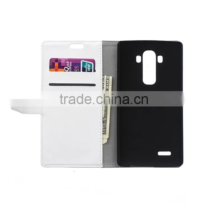 Wholesale Flip Cover Leather Case For LG G4 ,For LG G4 Book Cover Stand Case