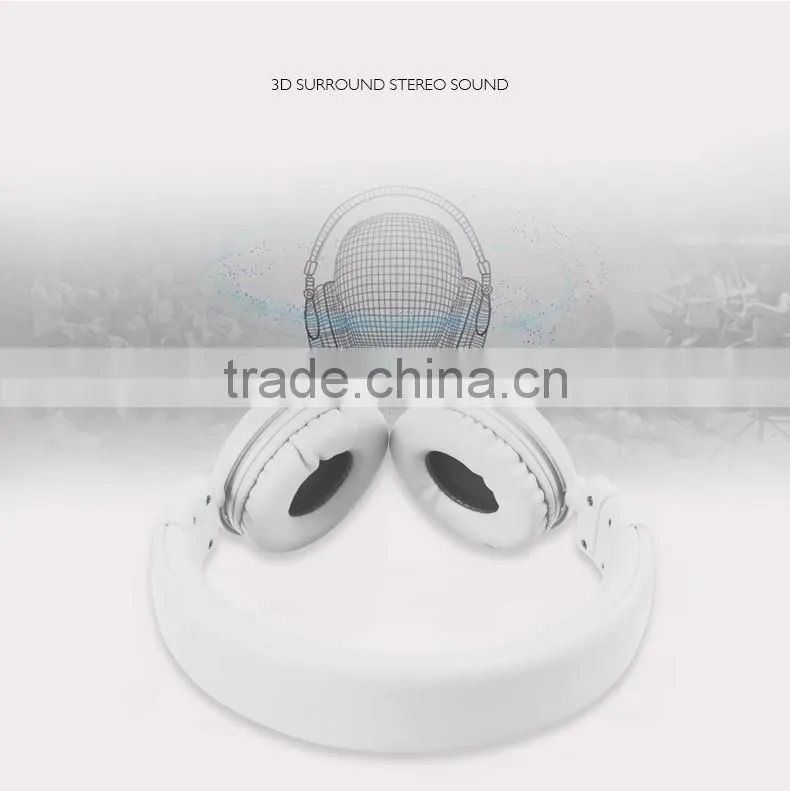 2016 New stereo fashion style headphone with mic