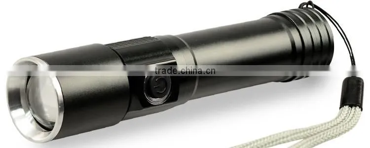 latest China factory XPG 5w 18650 rechargeable Mini zoom flash light for camping outdoor