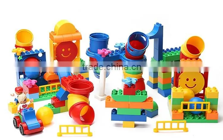 Colorful funny 138pcs children plastic pipe blocks building toys