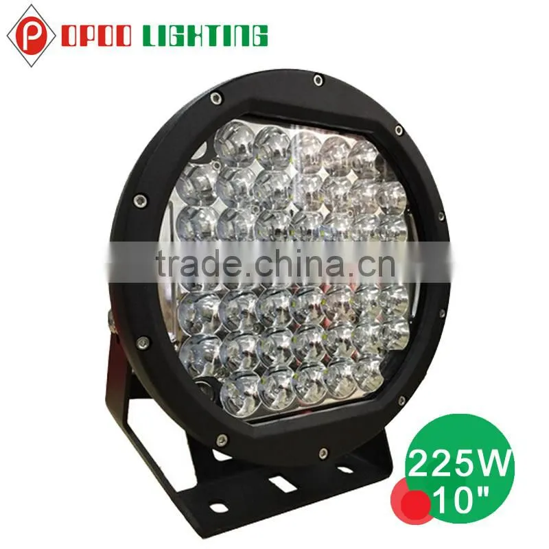 Jeep 10" led driving light, For offroad 4x4 18800lm 225w 10" led driving light
