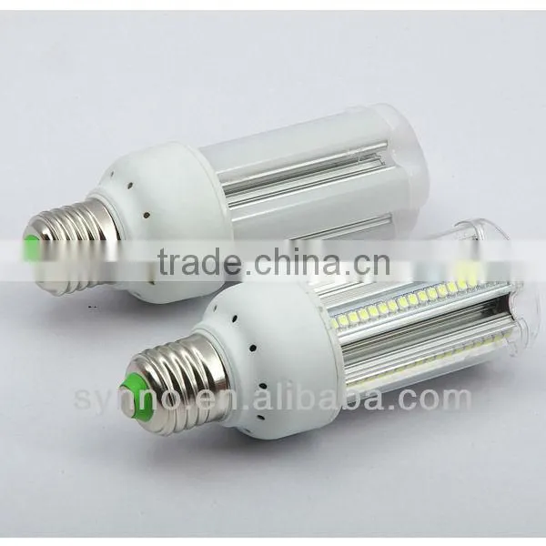 6000k clear and frosted cover 12w E27 SMD led corn bulb