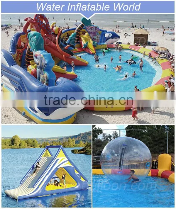 happy inflatable bouncer combo,giant inflatable bouncer slide with pool for kids