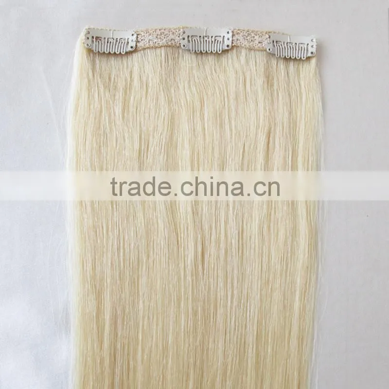 soft hair last long time accept small order clip in human hair extensions