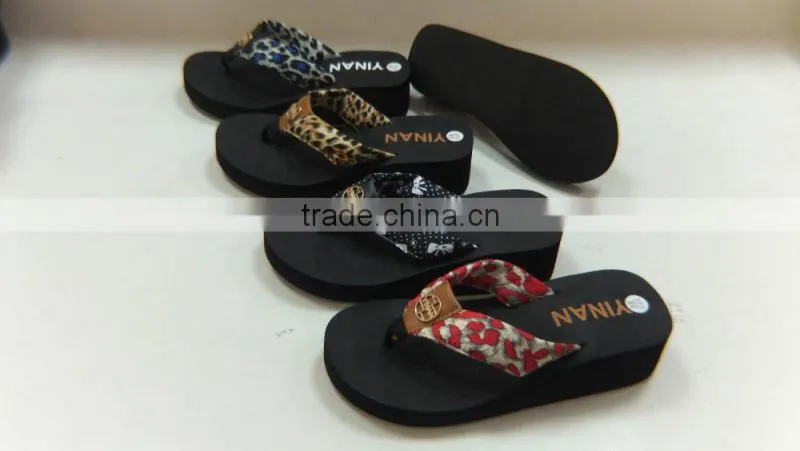 2016 women cloth slippers with eva sole