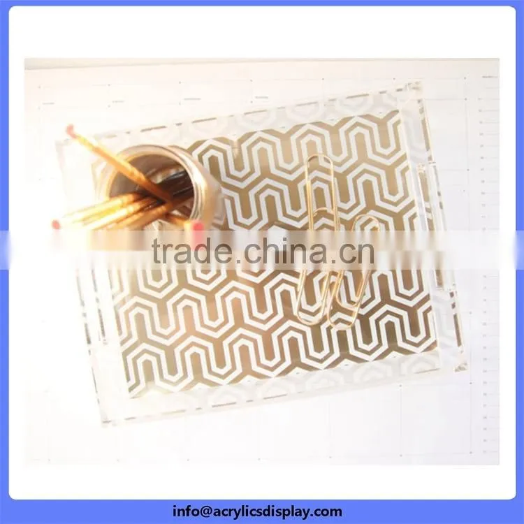 Practical super quality transparent acrylic trays