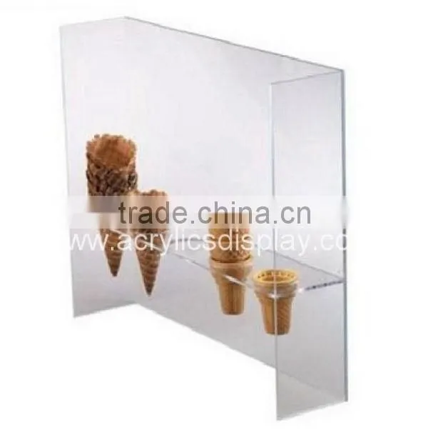 Top quality useful 3-case acrylic candy box with a lid