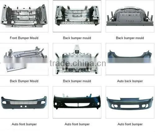 High impact injection plastic auto bumper mould