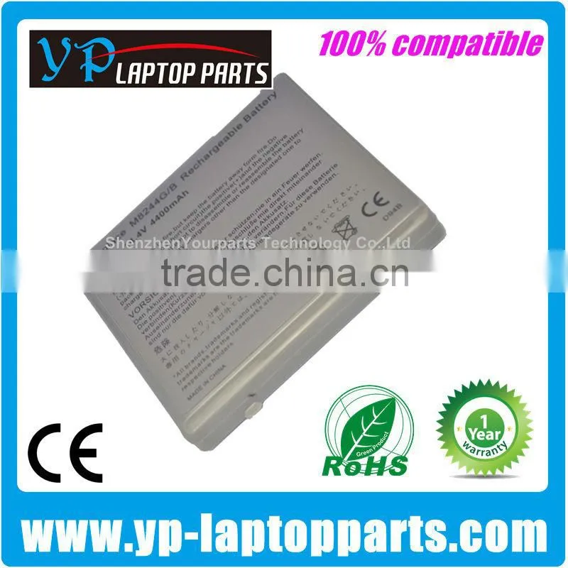 661-2740 A1012 M6091 M8511 Rechargeable notebook battery M8244G for Apple Powerbook G4 15 inch A1001 M8859J/A M8592Y/A series