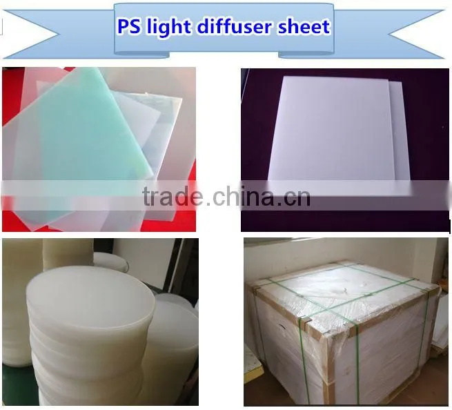LED panel light Polystyrene PS light diffuser sheet