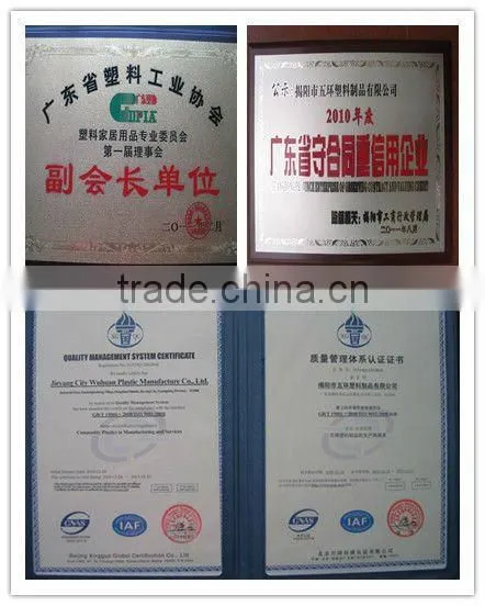 plastic wastebasket paper basket/sundries barrel