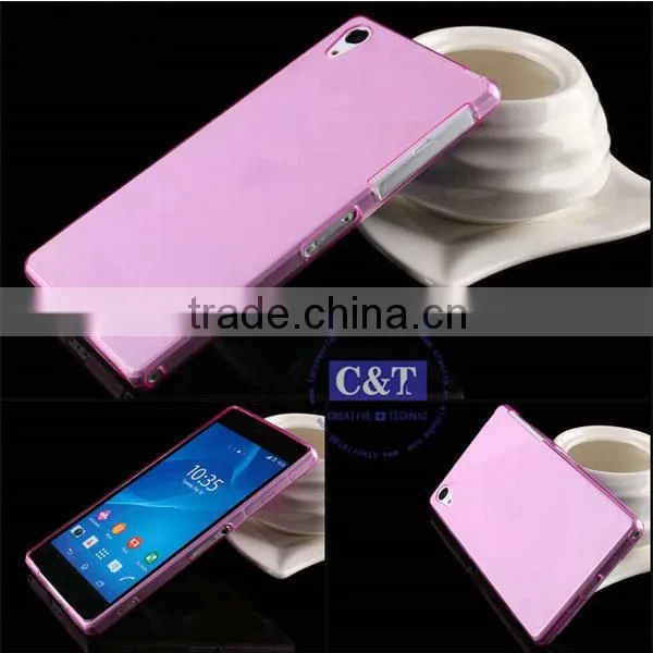 C&T Ultra Slim 0.3mm Case / Extremely Thin Transparent TPU Back Cover For Sony Xperia Z1