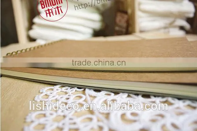 Spiral Pocket Kraft Paper Notebook Folders