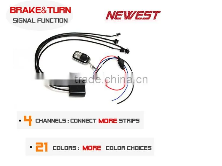 RGB universal remote controller for motorcycle
