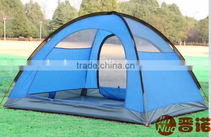 Outdoor Camping Tent 3-4 Person with Double Layers